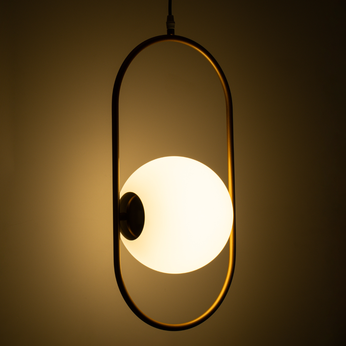 GLOBOSTAR® HAMBURG 00592 Μοντέρνο Κρεμαστό Φωτιστικό Οροφής με Ντουί 1 x E14 AC 220-240V IP20 - Χρυσό & Λευκό - Μ25 x Π20 x Υ50cm 4 GLOBOSTAR® HAMBURG 00592 Μοντέρνο Κρεμαστό Φωτιστικό Οροφής με Ντουί 1 x E14 AC 220-240V IP20 - Χρυσό & Λευκό - Μ25 x Π20 x Υ50cm - Image 2