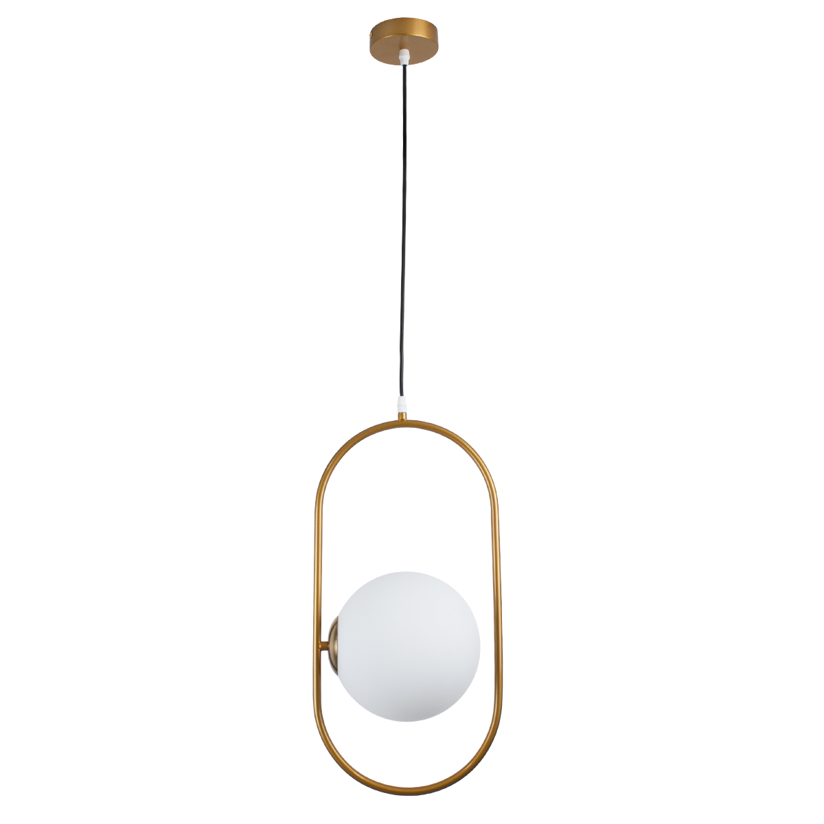 GLOBOSTAR® HAMBURG 00592 Μοντέρνο Κρεμαστό Φωτιστικό Οροφής με Ντουί 1 x E14 AC 220-240V IP20 - Χρυσό & Λευκό - Μ25 x Π20 x Υ50cm 5 GLOBOSTAR® HAMBURG 00592 Μοντέρνο Κρεμαστό Φωτιστικό Οροφής με Ντουί 1 x E14 AC 220-240V IP20 - Χρυσό & Λευκό - Μ25 x Π20 x Υ50cm - Image 3