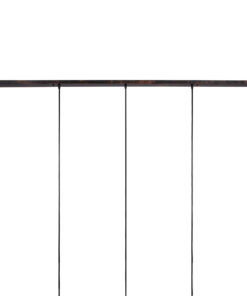 GLOBOSTAR® TRIANGLE 00609 Μοντέρνο Κρεμαστό Φωτιστικό Οροφής με Ντουί 5 x E27 AC 220-240V IP20 - Χάλκινο - Μ170 x Π22 x Y130cm 20 00609 9