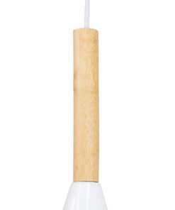 GLOBOSTAR® DILLON 00629 Μοντέρνο Κρεμαστό Φωτιστικό Οροφής με Ντουί 6 x E27 AC 220-240V IP20 - Λευκό & Μπεζ - Μ52 x Π52 x Y130cm 15 00629 6