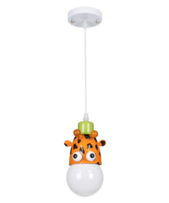 GLOBOSTAR® GIRAFFE 00638 Παιδικό Κρεμαστό Φωτιστικό Οροφής με Ντουί 1 x E27 AC 220-240V IP20 - Πολύχρωμο - Μ12 x Π10.5 x Υ13.5cm 11 00638 3