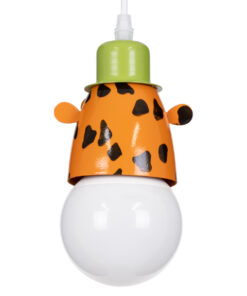 GLOBOSTAR® GIRAFFE 00638 Παιδικό Κρεμαστό Φωτιστικό Οροφής με Ντουί 1 x E27 AC 220-240V IP20 - Πολύχρωμο - Μ12 x Π10.5 x Υ13.5cm 13 00638 5