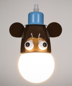 Alternative view of GLOBOSTAR® MONKEY 00640 Παιδικό Κρεμαστό Φωτιστικό Οροφής με Ντουί 1 x E27 AC 220-240V IP20 - Πολύχρωμο - Μ14.5 x Π10.5 x Υ13.5cm