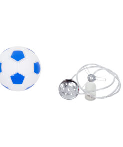 GLOBOSTAR® FOOTBALL 00644 Παιδικό Κρεμαστό Φωτιστικό Οροφής με Ντουί 1 x E27 AC 220-240V IP20 - Λευκό & Μπλε - Μ15 x Π15 x Y18cm 15 00644 7