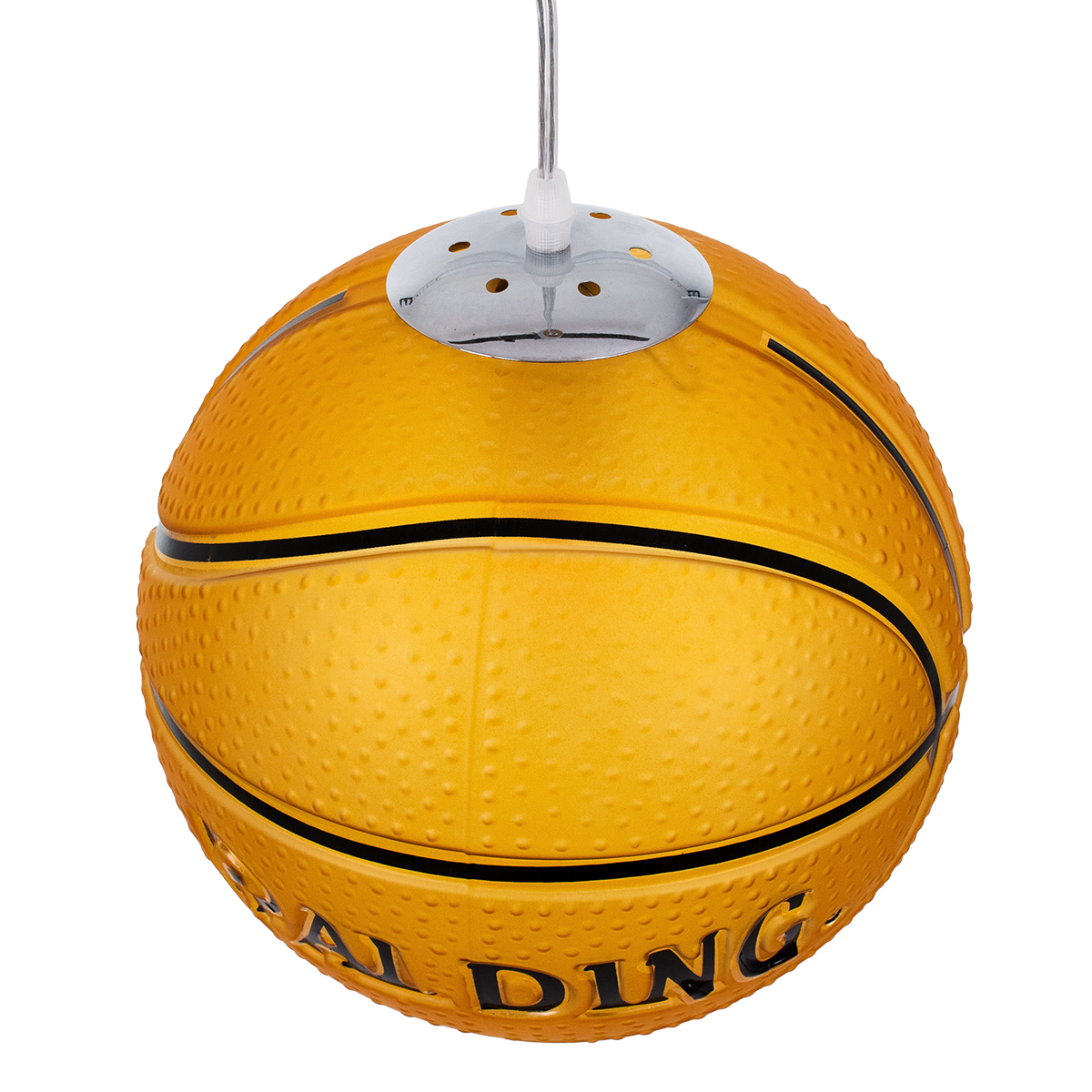 GLOBOSTAR® SPALDING NBA 00649 Παιδικό Κρεμαστό Φωτιστικό Οροφής με Ντουί 1 x E27 AC 220-240V IP20 - Πορτοκαλί & Μαύρο - Μ25 x Π25 x Υ25cm 8 GLOBOSTAR® SPALDING NBA 00649 Παιδικό Κρεμαστό Φωτιστικό Οροφής με Ντουί 1 x E27 AC 220-240V IP20 - Πορτοκαλί & Μαύρο - Μ25 x Π25 x Υ25cm - Image 6