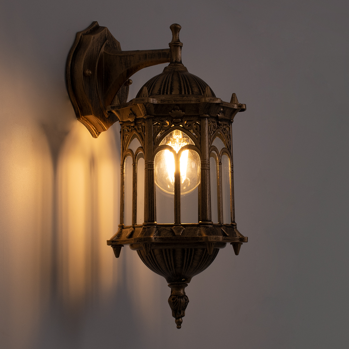 GLOBOSTAR® DARCY 00658 Vintage Φωτιστικό Τοίχου - Απλίκα με Ντουί 1 x E27 AC 220-240V IP20 - Μπρούτζινο Εφέ Σκουριάς - Μ15.5 x Π15.5 x Υ34.5cm 4 GLOBOSTAR® DARCY 00658 Vintage Φωτιστικό Τοίχου - Απλίκα με Ντουί 1 x E27 AC 220-240V IP20 - Μπρούτζινο Εφέ Σκουριάς - Μ15.5 x Π15.5 x Υ34.5cm - Image 2