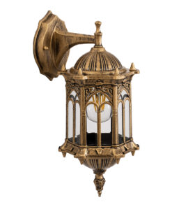 GLOBOSTAR® DARCY 00658 Vintage Φωτιστικό Τοίχου - Απλίκα με Ντουί 1 x E27 AC 220-240V IP20 - Μπρούτζινο Εφέ Σκουριάς - Μ15.5 x Π15.5 x Υ34.5cm 13 00658 3