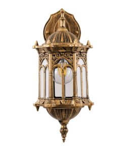 GLOBOSTAR® DARCY 00658 Vintage Φωτιστικό Τοίχου - Απλίκα με Ντουί 1 x E27 AC 220-240V IP20 - Μπρούτζινο Εφέ Σκουριάς - Μ15.5 x Π15.5 x Υ34.5cm 16 00658 6