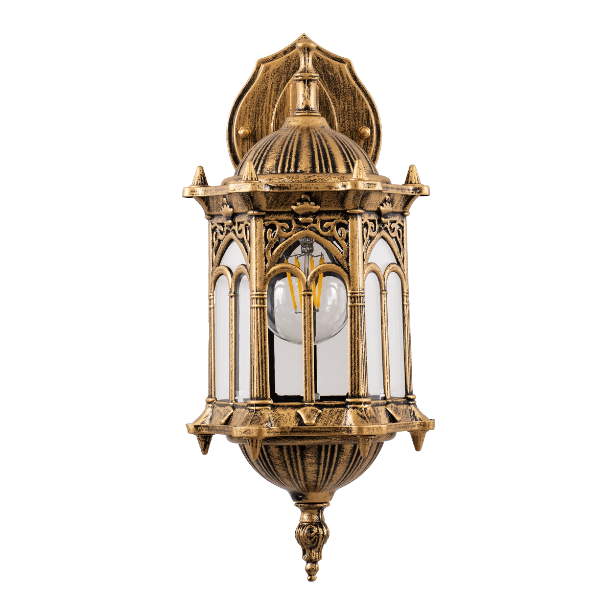 GLOBOSTAR® DARCY 00658 Vintage Φωτιστικό Τοίχου - Απλίκα με Ντουί 1 x E27 AC 220-240V IP20 - Μπρούτζινο Εφέ Σκουριάς - Μ15.5 x Π15.5 x Υ34.5cm 8 GLOBOSTAR® DARCY 00658 Vintage Φωτιστικό Τοίχου - Απλίκα με Ντουί 1 x E27 AC 220-240V IP20 - Μπρούτζινο Εφέ Σκουριάς - Μ15.5 x Π15.5 x Υ34.5cm - Image 6