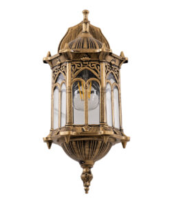 GLOBOSTAR® DARCY 00658 Vintage Φωτιστικό Τοίχου - Απλίκα με Ντουί 1 x E27 AC 220-240V IP20 - Μπρούτζινο Εφέ Σκουριάς - Μ15.5 x Π15.5 x Υ34.5cm 17 00658 7