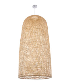 GLOBOSTAR® CALERO 00670 Boho Κρεμαστό Φωτιστικό Οροφής με Ντουί 1 x E27 AC 220-240V IP20 - Μπεζ - Μ60 x Π60 x Y120cm 14 00670 3