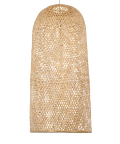 GLOBOSTAR® CALERO 00671 Boho Κρεμαστό Φωτιστικό Οροφής με Ντουί 1 x E27 AC 220-240V IP20 - Μπεζ - Μ50 x Π50 x Y110cm 15 00671 4