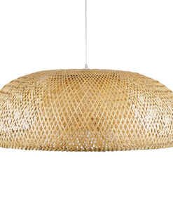 GLOBOSTAR® SAN TROPEZ 00673 Boho Κρεμαστό Φωτιστικό Οροφής με Ντουί 1 x E27 AC 220-240V IP20 - Μπεζ - Μ100 x Π100 x Y35cm 14 00673 4