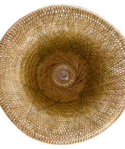 GLOBOSTAR® SAN TROPEZ 00673 Boho Κρεμαστό Φωτιστικό Οροφής με Ντουί 1 x E27 AC 220-240V IP20 - Μπεζ - Μ100 x Π100 x Y35cm 17 00673 7