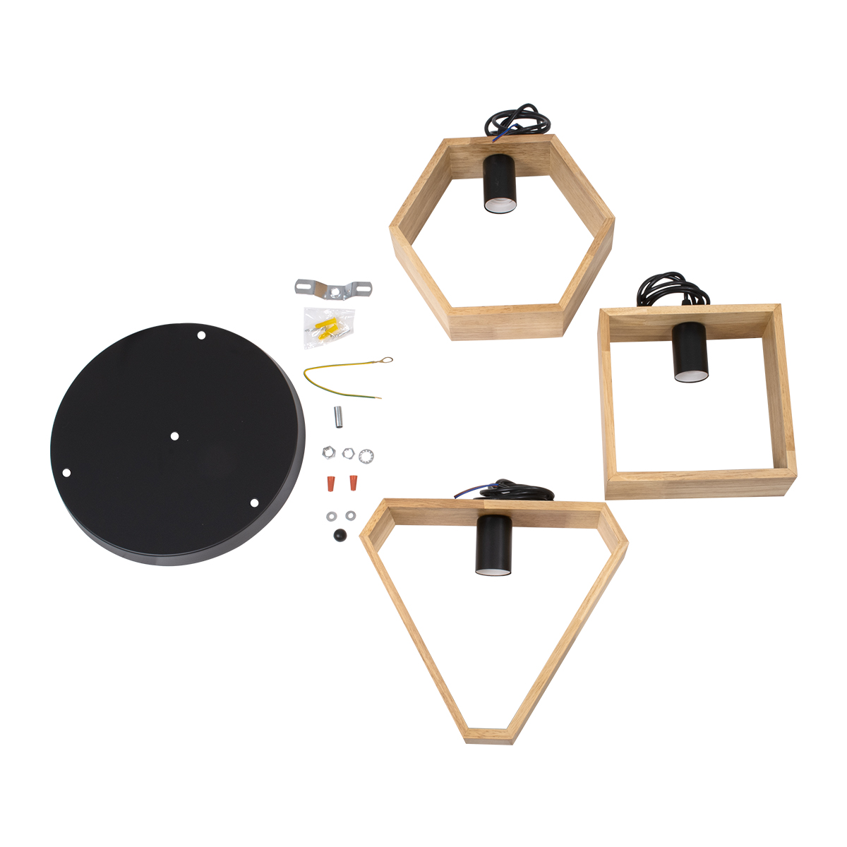 GLOBOSTAR® ELISE 00683 Μοντέρνο Κρεμαστό Φωτιστικό Οροφής με Ντουί 3 x E27 AC 220-240V IP20 - Μπεζ & Μαύρο - Μ55 x Π55 x Υ130cm 9 GLOBOSTAR® ELISE 00683 Μοντέρνο Κρεμαστό Φωτιστικό Οροφής με Ντουί 3 x E27 AC 220-240V IP20 - Μπεζ & Μαύρο - Μ55 x Π55 x Υ130cm - Image 7