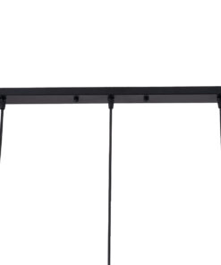 GLOBOSTAR® ELISE 00682 Μοντέρνο Κρεμαστό Φωτιστικό Οροφής με Ντουί 3 x E27 AC 220-240V IP20 - Μπεζ & Μαύρο - Μ76 x Π8 x Υ25cm 15 00684 8