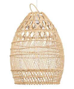 GLOBOSTAR® TAHITI 00710 Boho Κρεμαστό Φωτιστικό Οροφής με Ντουί 1 x E27 AC 220-240V IP20 - Μπεζ - Μ38 x Π38 x Υ50cm 13 00710 4