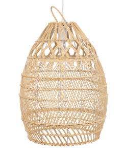 GLOBOSTAR® TAHITI 00710 Boho Κρεμαστό Φωτιστικό Οροφής με Ντουί 1 x E27 AC 220-240V IP20 - Μπεζ - Μ38 x Π38 x Υ50cm 14 00710 5