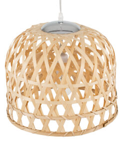 GLOBOSTAR® MANGEA 00715 Boho Κρεμαστό Φωτιστικό Οροφής με Ντουί 1 x E27 AC 220-240V IP20 - Μπεζ - Μ35 x Π35 x Υ22cm 16 00715 6