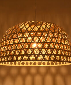 Alternative view of GLOBOSTAR® MANGEA 00717 Boho Κρεμαστό Φωτιστικό Οροφής με Ντουί 1 x E27 AC 220-240V IP20 - Μπεζ - Μ100 x Π100 x Υ59cm