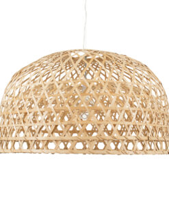 GLOBOSTAR® MANGEA 00717 Boho Κρεμαστό Φωτιστικό Οροφής με Ντουί 1 x E27 AC 220-240V IP20 - Μπεζ - Μ100 x Π100 x Υ59cm 15 00717 4