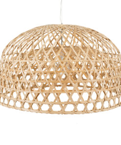 GLOBOSTAR® MANGEA 00717 Boho Κρεμαστό Φωτιστικό Οροφής με Ντουί 1 x E27 AC 220-240V IP20 - Μπεζ - Μ100 x Π100 x Υ59cm 17 00717 6