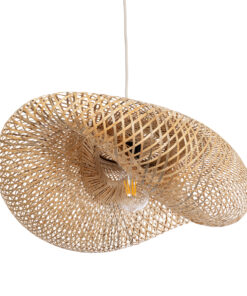 GLOBOSTAR® MEXICO 00719 Boho Κρεμαστό Φωτιστικό Οροφής με Ντουί 1 x E27 AC 220-240V IP20 - Μπεζ - Μ65 x Π46 x Υ30cm 16 00719 6