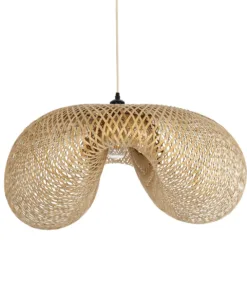 GLOBOSTAR® MEXICO 00721 Boho Κρεμαστό Φωτιστικό Οροφής με Ντουί 1 x E27 AC 220-240V IP20 - Μπεζ - Μ100 x Π80 x Υ35cm 20 00721 8