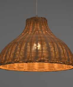 GLOBOSTAR® MAYOTTE 00724 Boho Κρεμαστό Φωτιστικό Οροφής με Ντουί 1 x E27 AC 220-240V IP20 - Μπεζ - Μ40 x Π40 x Υ28cm 12 00724 2