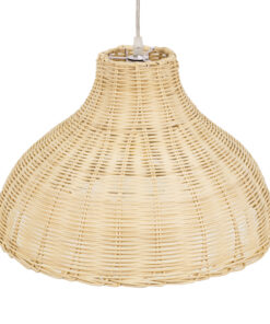 GLOBOSTAR® MAYOTTE 00724 Boho Κρεμαστό Φωτιστικό Οροφής με Ντουί 1 x E27 AC 220-240V IP20 - Μπεζ - Μ40 x Π40 x Υ28cm 16 00724 6