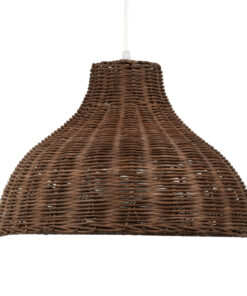 GLOBOSTAR® MAYOTTE 00725 Boho Κρεμαστό Φωτιστικό Οροφής με Ντουί 1 x E27 AC 220-240V IP20 - Καφέ - Μ40 x Π40 x Υ28cm 13 00725 4