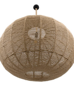 GLOBOSTAR® MANDALA 00732 Boho Κρεμαστό Φωτιστικό Οροφής με Ντουί 1 x E27 AC 220-240V IP20 - Μπεζ - Μ80 x Π80 x Υ60cm 18 00732 4