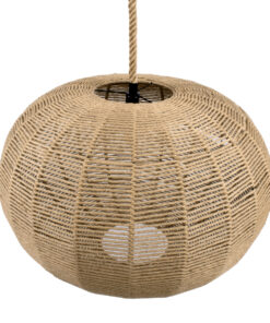 GLOBOSTAR® MANDALA 00732 Boho Κρεμαστό Φωτιστικό Οροφής με Ντουί 1 x E27 AC 220-240V IP20 - Μπεζ - Μ80 x Π80 x Υ60cm 19 00732 5