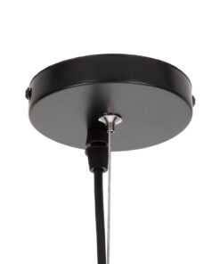 GLOBOSTAR® FREYA 00745 Μοντέρνο Κρεμαστό Φωτιστικό Οροφής με Ντουί 1 x E27 AC 220-240V IP20 - Λευκό & Ασημί - Μ24 x Π24 x Υ35cm 19 00745 7