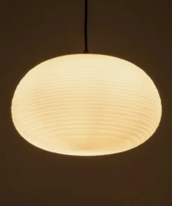 Alternative view of GLOBOSTAR® FREYA 00747 Μοντέρνο Κρεμαστό Φωτιστικό Οροφής με Ντουί 1 x E27 AC 220-240V IP20 - Λευκό & Ασημί - Μ34 x Π34 x Υ23cm