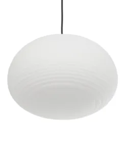 GLOBOSTAR® FREYA 00747 Μοντέρνο Κρεμαστό Φωτιστικό Οροφής με Ντουί 1 x E27 AC 220-240V IP20 - Λευκό & Ασημί - Μ34 x Π34 x Υ23cm 15 00747 5