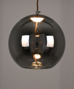 Alternative view of GLOBOSTAR® ΑΧΤΟΝ 00749 Μοντέρνο Κρεμαστό Φωτιστικό Οροφής LED 7W 500lm 180° AC 220-240V IP20 Θερμό Λευκό 2700K - Sanan SMD Chip - Μαύρο & Μαύρο Φιμέ - Μ30 x Π30 x Υ30cm - 2 Χρόνια Εγγύηση