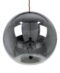 GLOBOSTAR® ΑΧΤΟΝ 00749 Μοντέρνο Κρεμαστό Φωτιστικό Οροφής LED 7W 500lm 180° AC 220-240V IP20 Θερμό Λευκό 2700K - Sanan SMD Chip - Μαύρο & Μαύρο Φιμέ - Μ30 x Π30 x Υ30cm - 2 Χρόνια Εγγύηση 15 00749 5