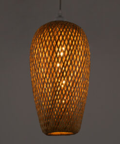 Alternative view of GLOBOSTAR® SAN TROPEZ 00764 Boho Κρεμαστό Φωτιστικό Οροφής με Ντουί 1 x E27 AC 220-240V IP20 - Μπεζ - Μ19 x Π19 x Υ42cm