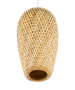 GLOBOSTAR® SAN TROPEZ 00764 Boho Κρεμαστό Φωτιστικό Οροφής με Ντουί 1 x E27 AC 220-240V IP20 - Μπεζ - Μ19 x Π19 x Υ42cm 15 00764 5