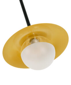 GloboStar® JOLIET 00778 Μοντέρνο Φωτιστικό Οροφής Πλέγμα Δίφωτο 2 x G9 IP20 Μαύρο & Χρυσό Μέταλλο - Μ93 x Π20 x Υ100cm 19 00778 8