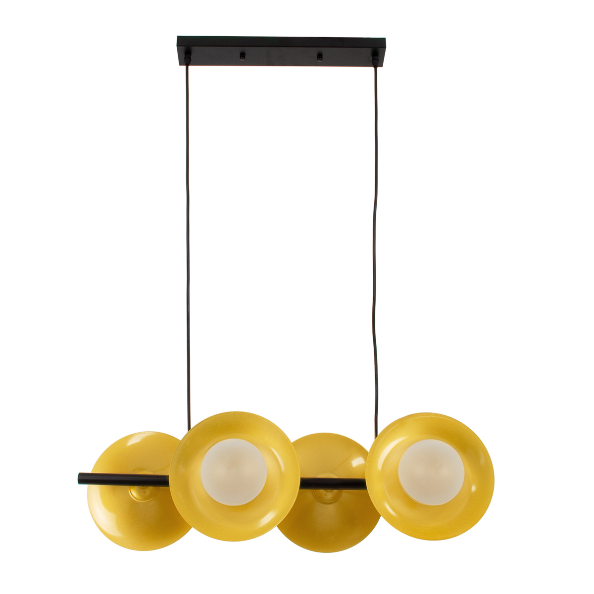 GLOBOSTAR® JOLIET 00782 Μοντέρνο Κρεμαστό Φωτιστικό Οροφής με Ντουί 4 x G9 AC 220-240V IP20 - Μαύρο & Χρυσό - Μ65 x Π28 x Υ20cm 5 GLOBOSTAR® JOLIET 00782 Μοντέρνο Κρεμαστό Φωτιστικό Οροφής με Ντουί 4 x G9 AC 220-240V IP20 - Μαύρο & Χρυσό - Μ65 x Π28 x Υ20cm - Image 3