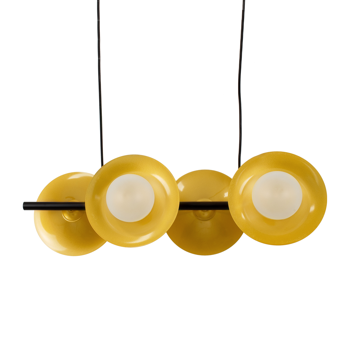 GLOBOSTAR® JOLIET 00782 Μοντέρνο Κρεμαστό Φωτιστικό Οροφής με Ντουί 4 x G9 AC 220-240V IP20 - Μαύρο & Χρυσό - Μ65 x Π28 x Υ20cm 6 GLOBOSTAR® JOLIET 00782 Μοντέρνο Κρεμαστό Φωτιστικό Οροφής με Ντουί 4 x G9 AC 220-240V IP20 - Μαύρο & Χρυσό - Μ65 x Π28 x Υ20cm - Image 4