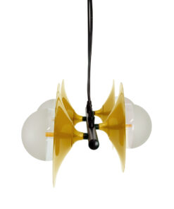 GLOBOSTAR® JOLIET 00782 Μοντέρνο Κρεμαστό Φωτιστικό Οροφής με Ντουί 4 x G9 AC 220-240V IP20 - Μαύρο & Χρυσό - Μ65 x Π28 x Υ20cm 14 00782 5