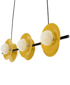 GLOBOSTAR® JOLIET 00783 Μοντέρνο Κρεμαστό Φωτιστικό Οροφής με Ντουί 6 x G9 AC 220-240V IP20 - Μαύρο & Χρυσό - Μ95 x Π28 x Υ20cm 16 00783 7