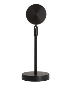 GloboStar® 00812 Επιτραπέζιο Φωτιστικό Πορτατίφ LED 12W -lm 180° DC 5V IP20 Μπλε - Μωβ - Ροζ RAINBOW EFFECT Μαύρο Μέταλλο με Διάφανο Πλαστικό - Μ10 x Π10 x Υ26.5cm - 2 Xρόνια Εγγύηση 14 00812 4