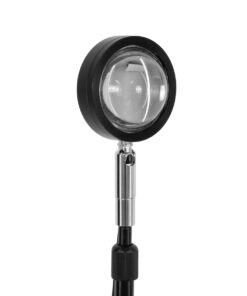 Alternative view of GloboStar® 00819 Μοντέρνο Minimal Επιδαπέδιο Φωτιστικό Μεταλλικό Μονόφωτο LED 12W DC 5V με Projector LENS Ειδικού Εφέ & Καλώδιο Τροφοδοσίας USB Rotation Head 180° SUN