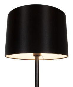 GLOBOSTAR® ASHLEY 00822 Μοντέρνο Επιδαπέδιο Φωτιστικό με Ντουί 1 x E27 AC 220-240V IP20 - Μαύρο - Μ35 x Π35 x Υ145cm 12 00822 3