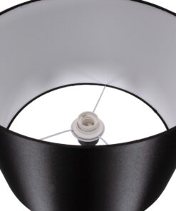 GLOBOSTAR® ASHLEY 00822 Μοντέρνο Επιδαπέδιο Φωτιστικό με Ντουί 1 x E27 AC 220-240V IP20 - Μαύρο - Μ35 x Π35 x Υ145cm 13 00822 4