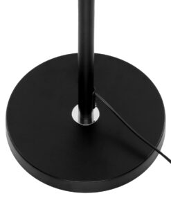 GLOBOSTAR® ASHLEY 00822 Μοντέρνο Επιδαπέδιο Φωτιστικό με Ντουί 1 x E27 AC 220-240V IP20 - Μαύρο - Μ35 x Π35 x Υ145cm 15 00822 6